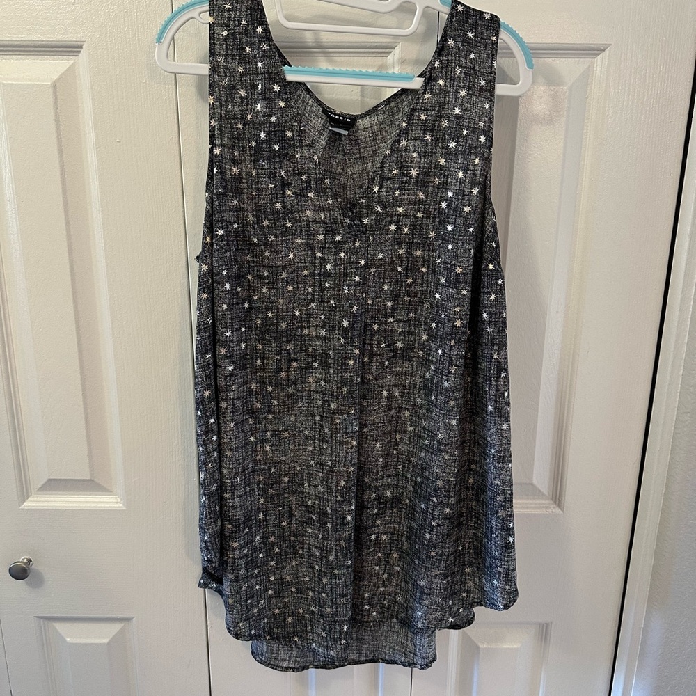 TORRID SILVER STAR BLOUSE